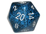 Chessex 20 Sided Dice - Large 34mm Speckled Stealth